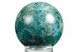 Bright Blue Apatite Sphere - Madagascar #334072-1